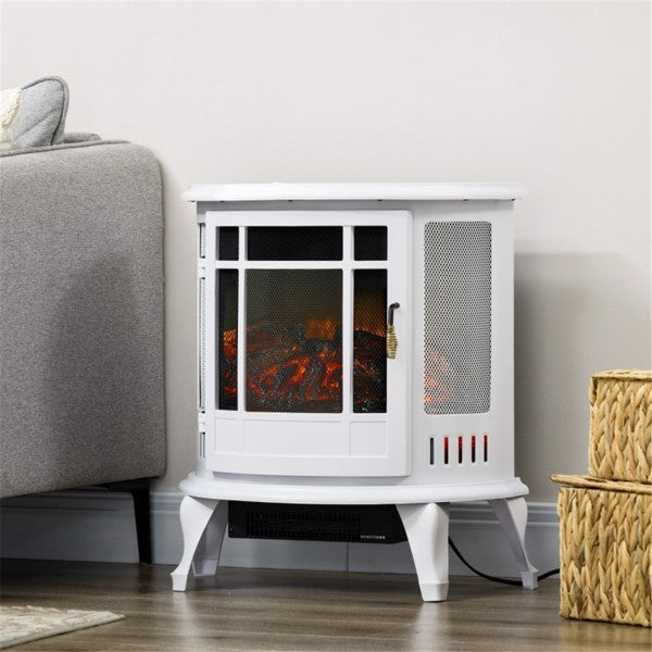 1500W 22" Electric Fireplace,White ( Amazon Shipping)（Prohibited by WalMart）