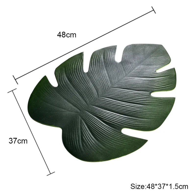 Tableware Pad Placemat Table Mat Palm leaf Heat Insulation Non-Slip Simple Placemats Disc Coaster Placemat for Dining Table