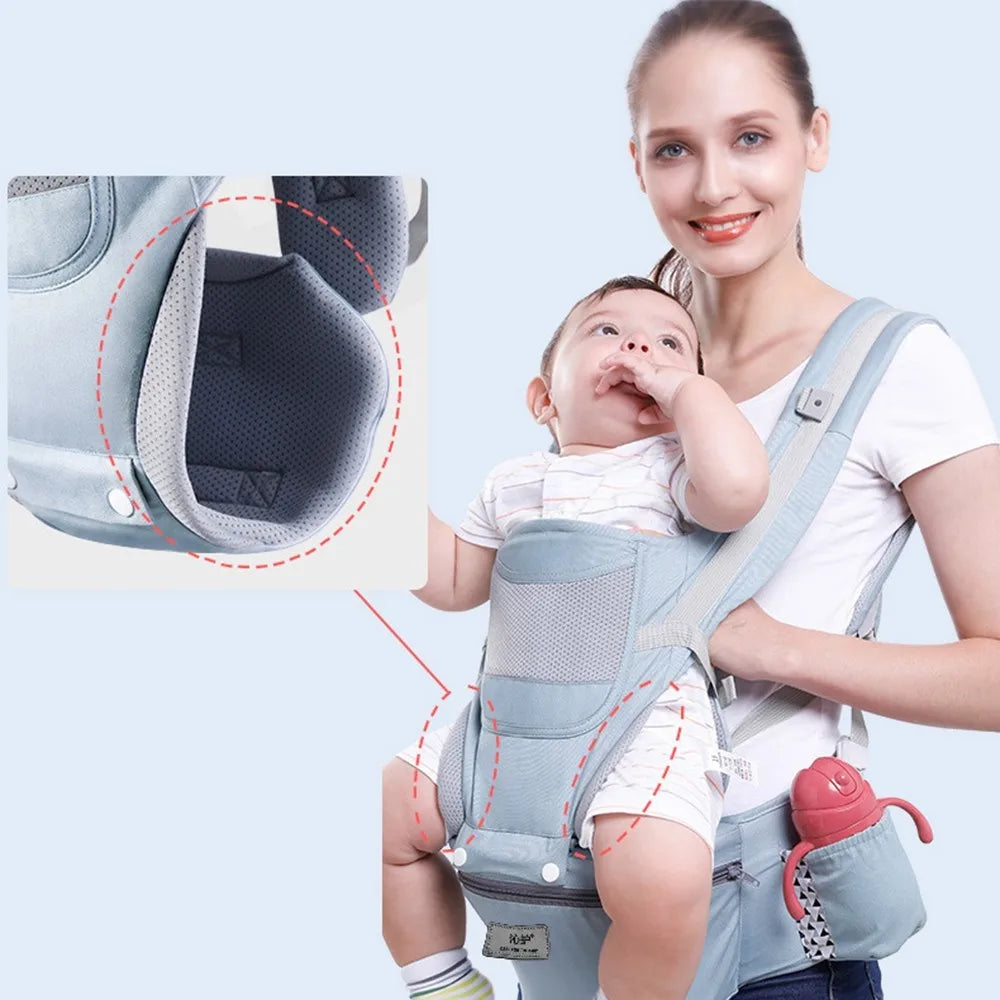 Ergonomic Baby Carrier Backpack Infant Baby Hipseat Carrier Front Facing Ergonomic Kangaroo Baby Wrap Sling Travel Backpack