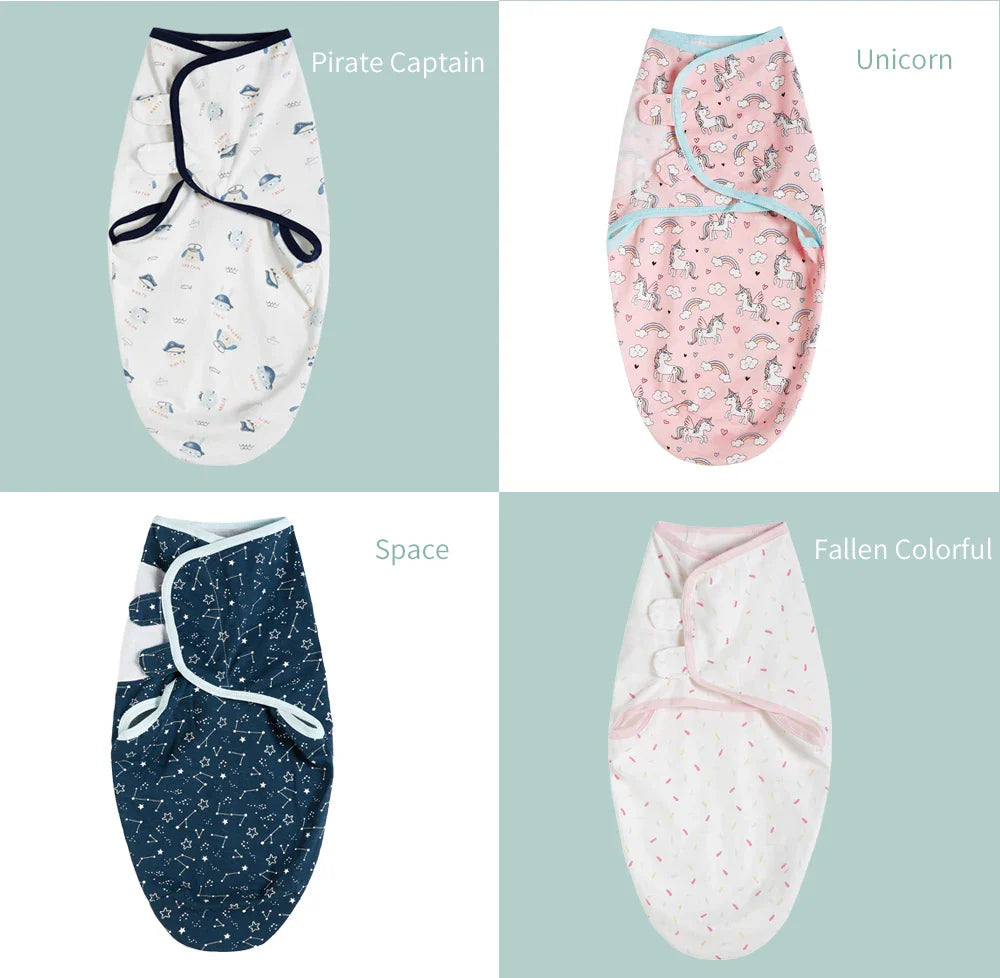 Insular Muslin Baby Swaddle Wrap Swaddle Baby Blanket With Cap Cocoon Cloth Set Newborn Envelope