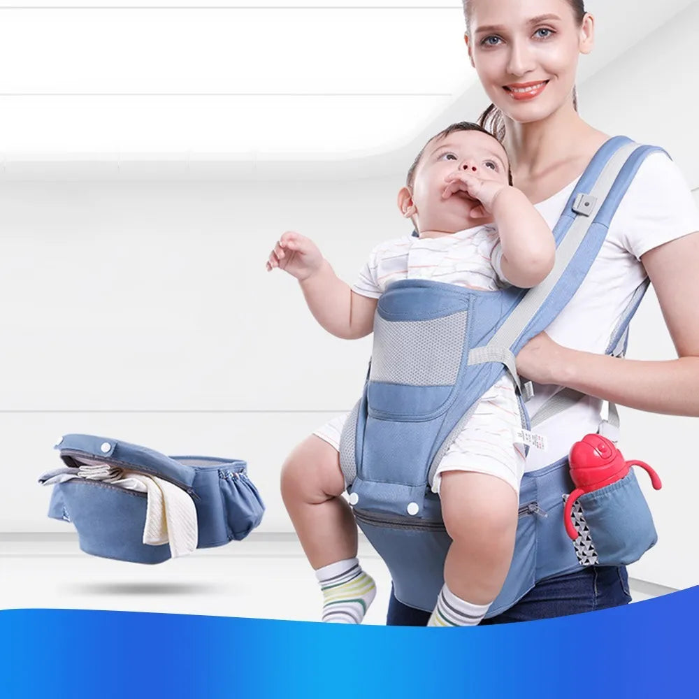 Ergonomic Baby Carrier Backpack Infant Baby Hipseat Carrier Front Facing Ergonomic Kangaroo Baby Wrap Sling Travel Backpack