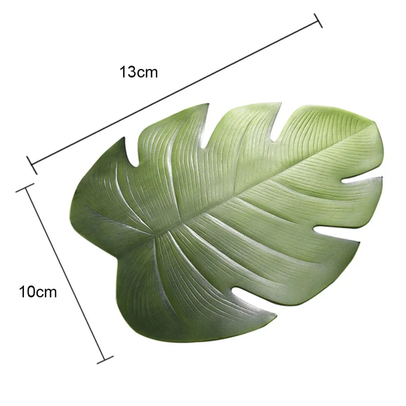 Tableware Pad Placemat Table Mat Palm leaf Heat Insulation Non-Slip Simple Placemats Disc Coaster Placemat for Dining Table