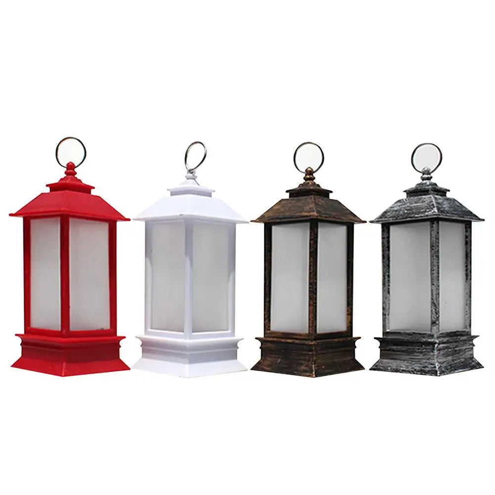 Halloween Electric Lantern Portable Hanging LED Simulation Candle Light Xmas New Year Party Decor Desktop Ornament For Home Prop