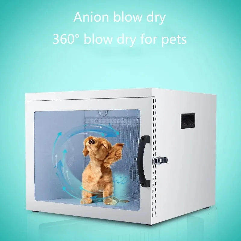 Pet Drying Box Cat Grooming Smart Sterilization Air Disinfection Dog Grooming Pet Hair Dryer 360 Degrees Heater Sterilization