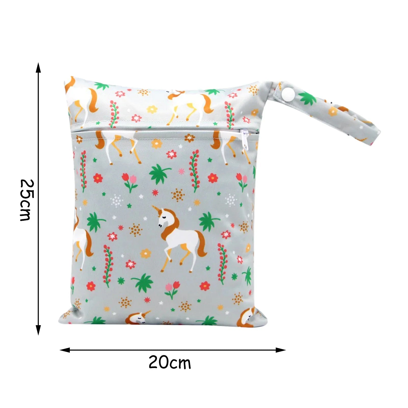 Multifunctional Baby Diaper Organizer Reusable Waterproof Fashion Prints Wet/Dry Bag Mummy Storage Bag Travel Nappy Bag