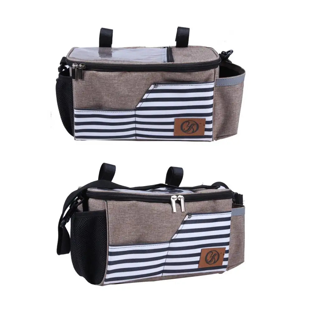 Baby Stroller Organizer Bottle Cup Holder Small Diaper Bags Maternity Nappy Bag Pouch Accessories For Portable Baby Carriage