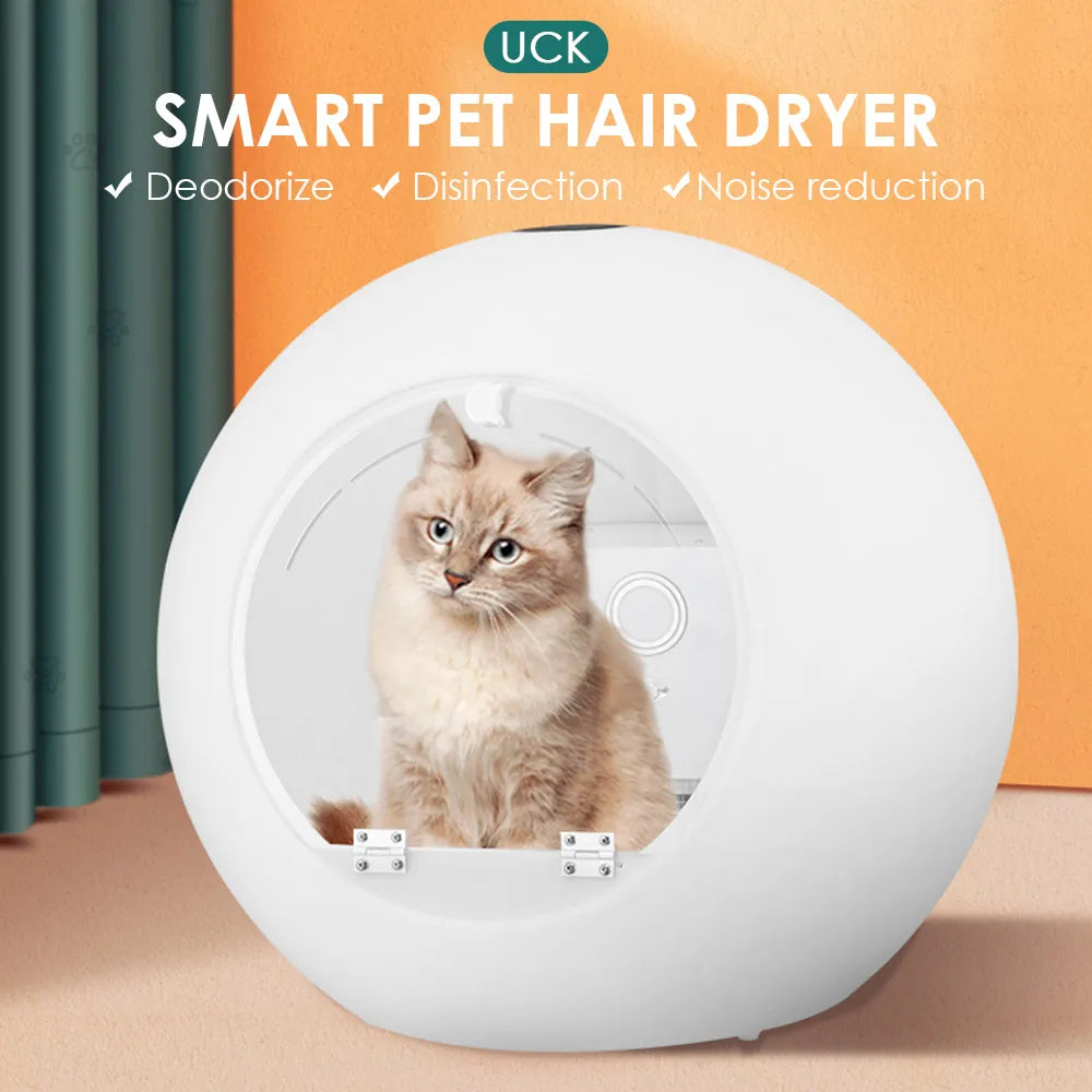 Professional Pet Hair Drying Box Automatic Dog Grooming Pet Body Drying For Fat Cats Electric Blowing Hair Dryer Intelligent