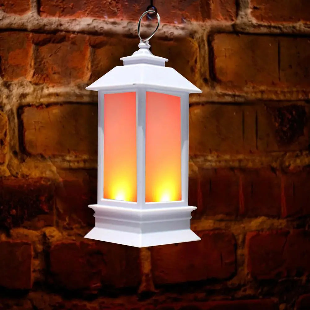 Halloween Electric Lantern Portable Hanging LED Simulation Candle Light Xmas New Year Party Decor Desktop Ornament For Home Prop