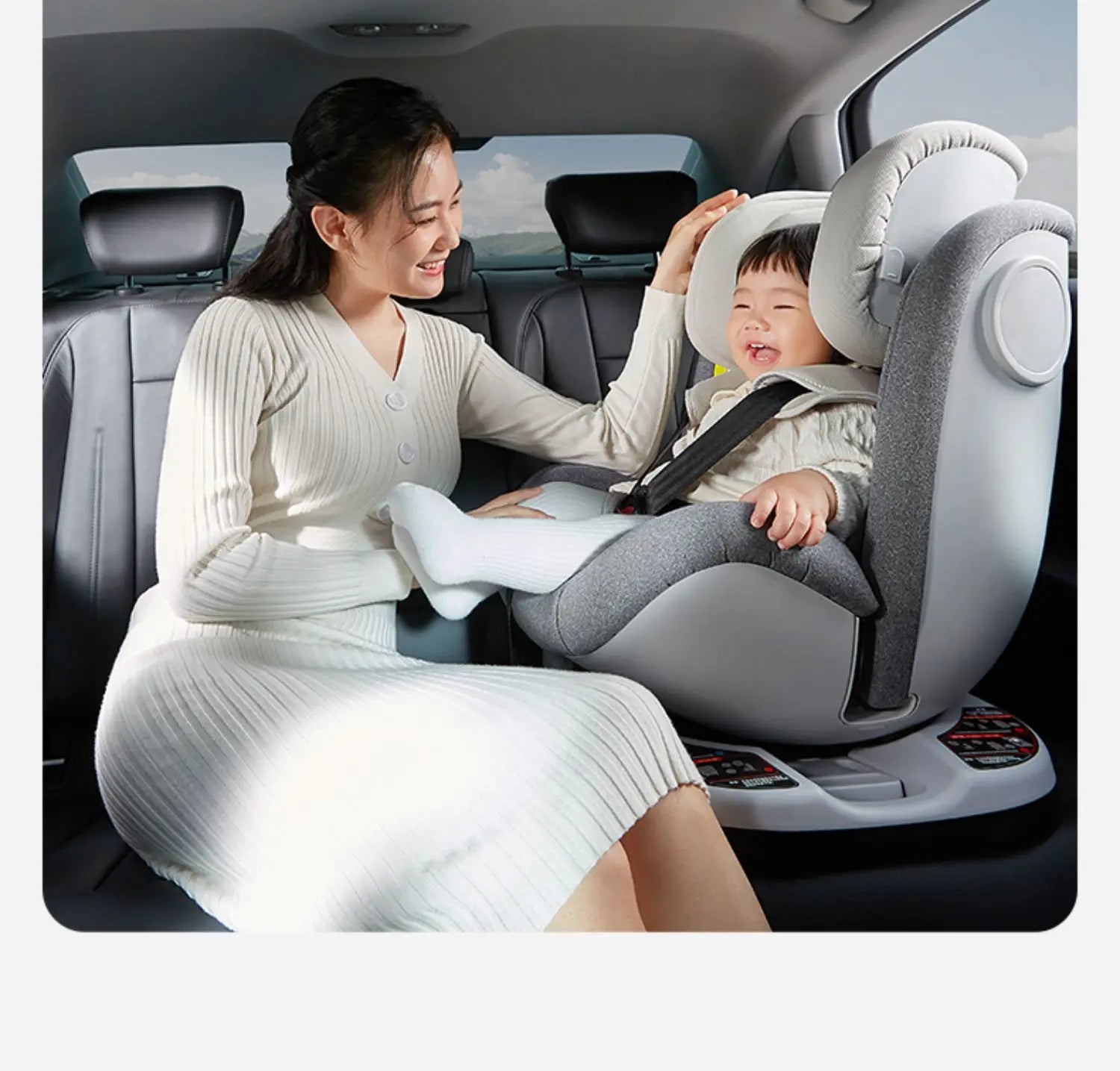 3 In 1 Baby Seat, Infant Seats Children Car Seat Cover Universal Adjustable Safety Racing Bucket Car Booster