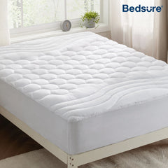 Bedsure Mattress Pad - Soft Mattress Cover Padded, Mattress Protector with 8-21" Deep Pocket, Breathable Fluffy Pillow Top