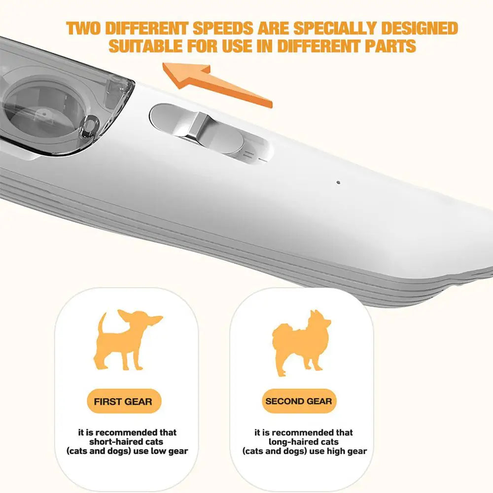 Low Noise Dog Hair Clipper For Paw Fur Grooming Vacuum Pet Hair Cutting Machine Trimmer Shaver For Dog Cats Eyes Ears Face new