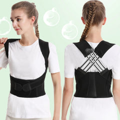 Magnetic Therapy Back Posture Corrector With Adjustable Shoulder Support For Sitting Posture Correction Breathable And Shaping