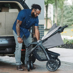 Chicco Bravo LE Trio Travel System, Bravo LE Quick-Fold Stroller with KeyFit 30 Zip Infant Car Seat