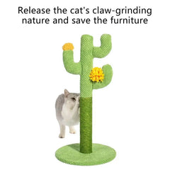 Cactus Cat Scratcher Tower Cute Tall Green Cat Cactus Tree New Cactus Sisal Climbing Frame Sheep Fluffy Cat Litter Scratch Board