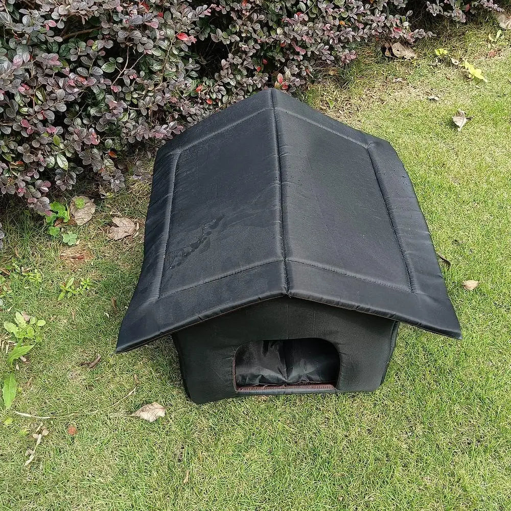 Foldable Cat House Outdoor Waterproof Pet House For Small Dogs Kitten Puppy Cave Nest With Pets Pad Dog Cat Bed Tent Supplies