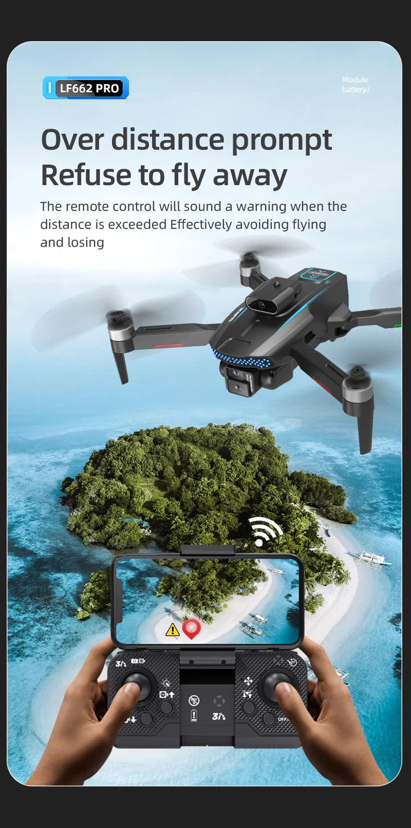 New Drone 5G Wifi Professional Camera Brushless 360° Obstacle Avoidance Optical Flow RC Foldable Quadcopter Toys Gifts