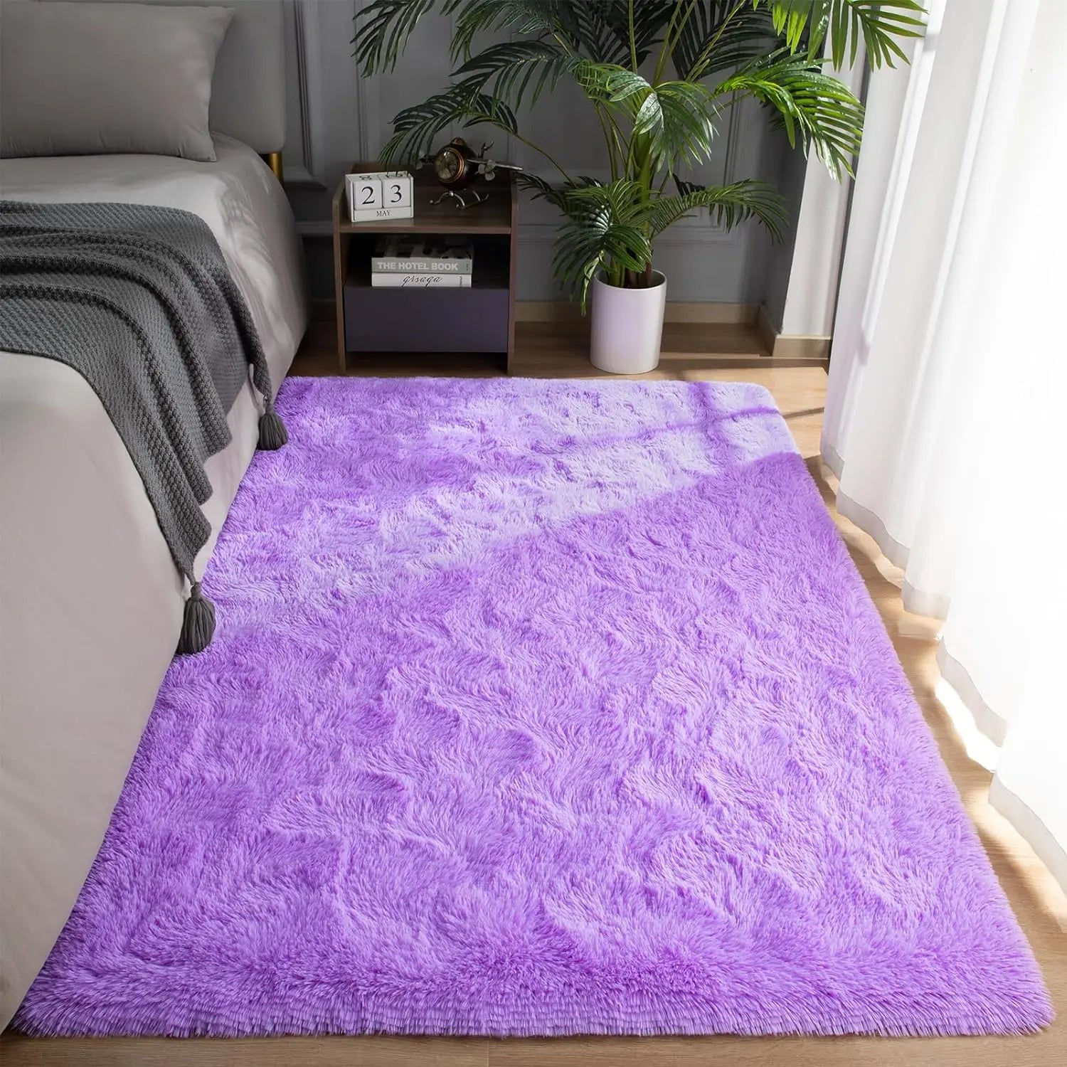 Noahas Fluffy Rugs for Bedroom Fuzzy Area Rugs for Living Room Soft Kids Carpet Non Slip Rugs for Hardwood Floors Room Decor