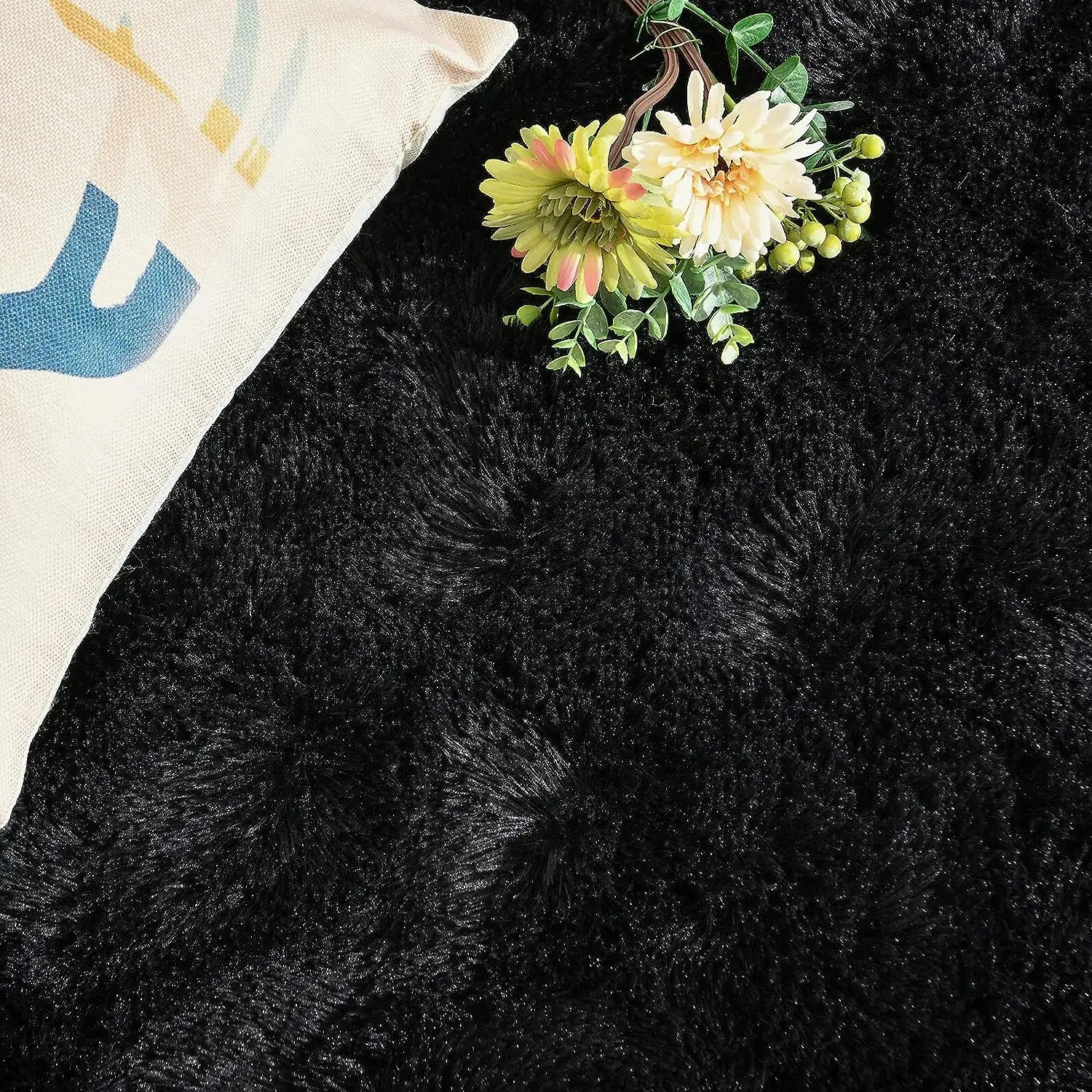 Noahas Fluffy Rugs for Bedroom Fuzzy Area Rugs for Living Room Soft Kids Carpet Non Slip Rugs for Hardwood Floors Room Decor