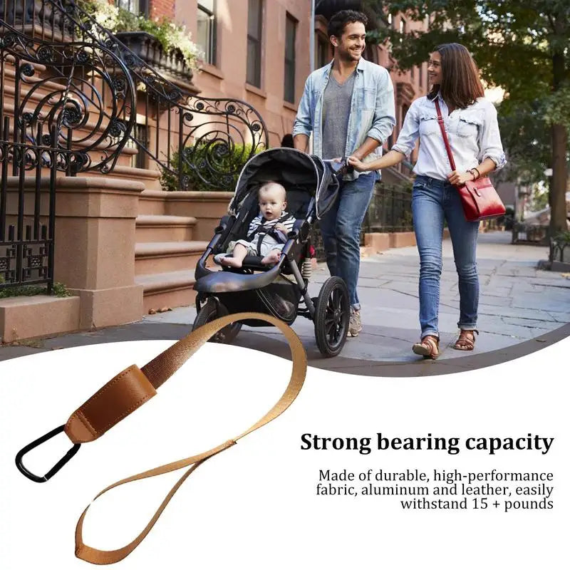 Stroller Hanger Heavy Duty Stroller Hooks Multipurpose Stroller Straps Stroller Accessories For Jogging Walking Shopping Fits