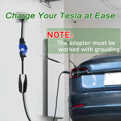 For Tesla model 3 pin Blue CEE Adapter Tesla model X S Y Gen 2 Ev Charger Extension Cord Connector 240V Outlet at 32A 10 in