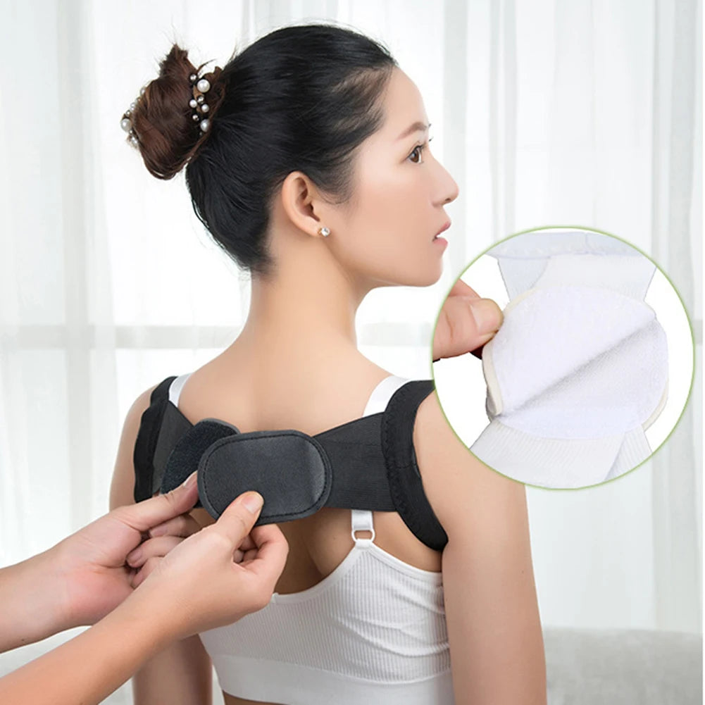 Adjustable Posture Corrector Back Support Shoulder Belt Rectify Straighten Correction Spine Corrector Health Postural Fixer Tap