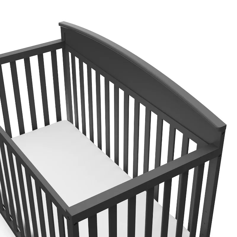 Benton 5-in-1 Convertible Crib – GREENGUARD Gold Certified,Converts from Baby Crib to Toddler Bed,Daybed and Full-Size Bed