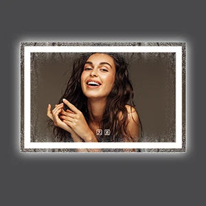 48 x 36 Inches LED Bathroom Mirror with Front  ,Anti-Fog,3 Colors and Dimmable Light