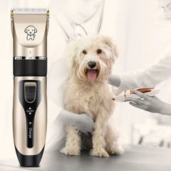 Professional Pet Shaver Dog Teddy Cat Shaving Dog Hair Professional Hair Clipper Rechargeable Electrical Animal Pet Clippers