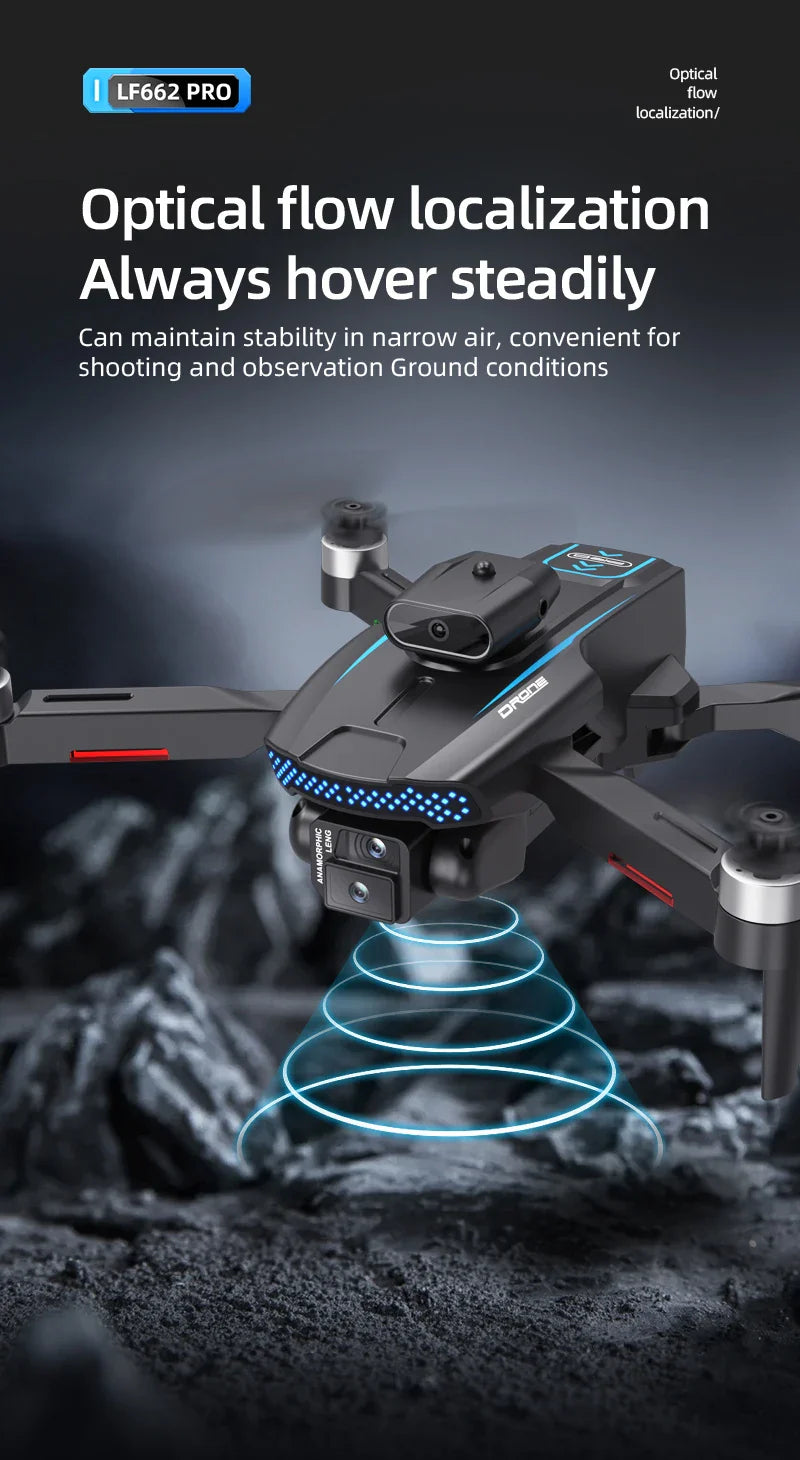 New Drone 5G Wifi Professional Camera Brushless 360° Obstacle Avoidance Optical Flow RC Foldable Quadcopter Toys Gifts