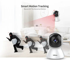 Sricam SH025 AI Body Auto-tracking IP Camera Baby Monitor Mini 1080P Wifi CCTV Camera 2.0MP H.265 Smart Home Indoor Remote View