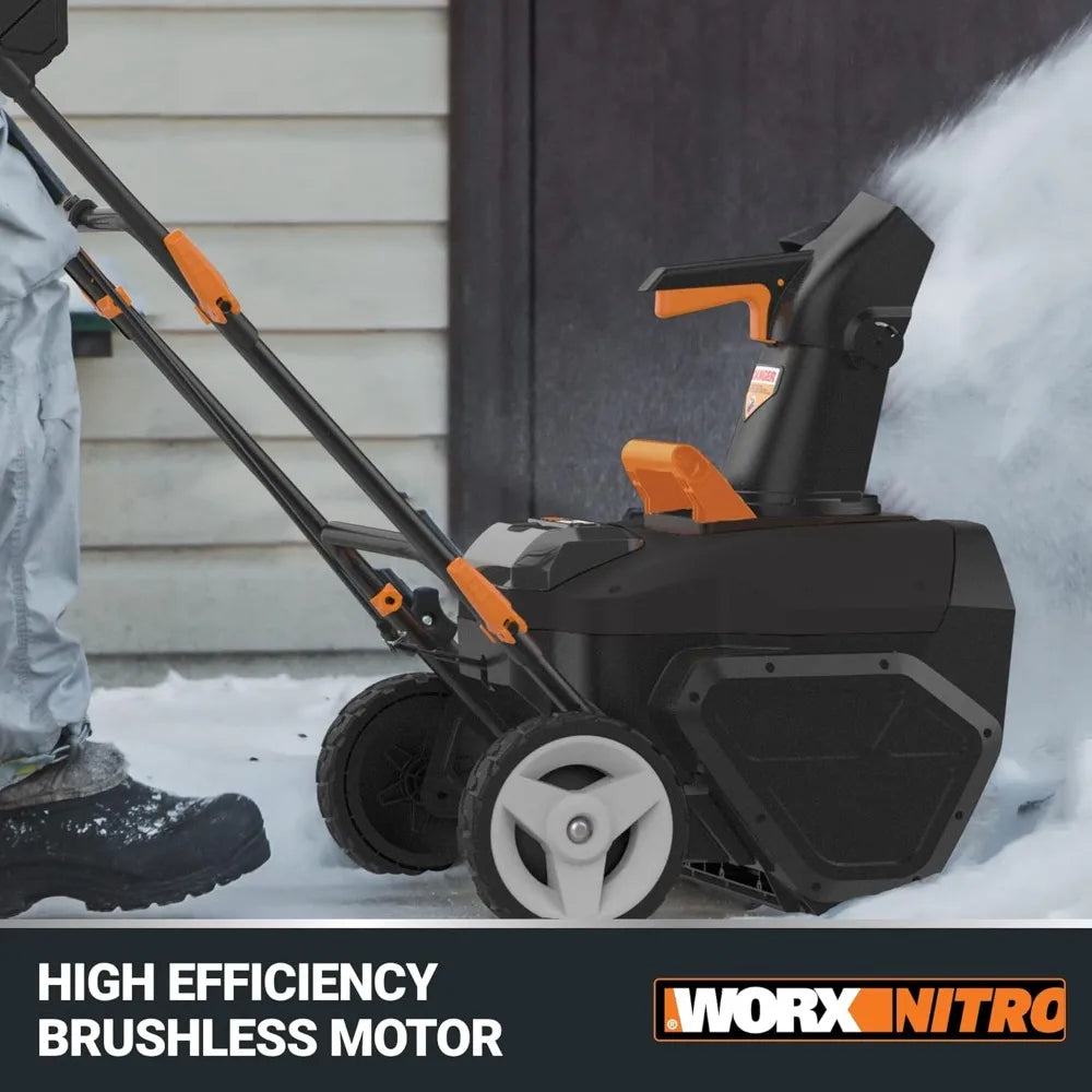 40V 20" Cordless Snow Blower Power Share with Brushless Motor - WG471 (Batteries & Charger Included)