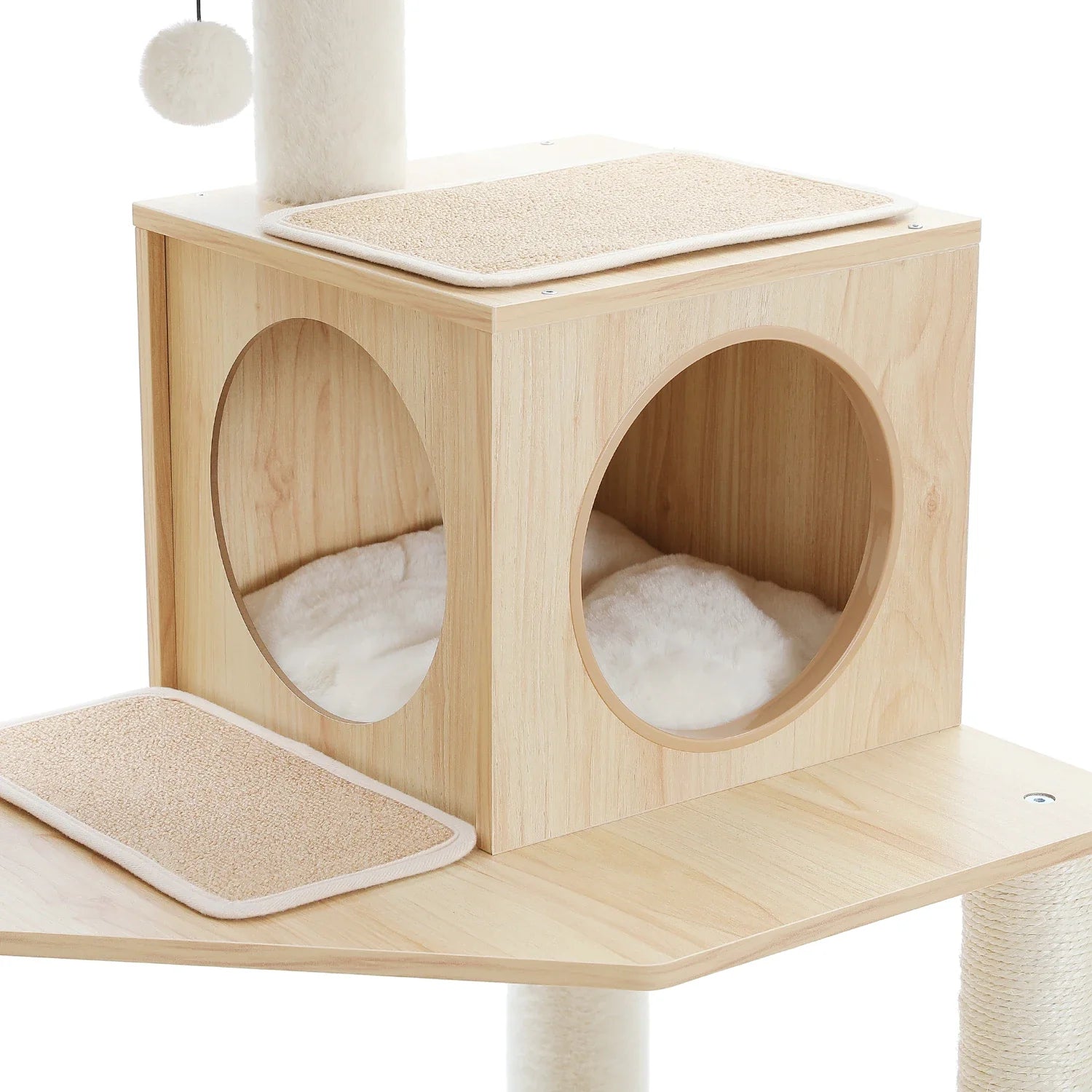 Multi-Level Cat Tree Tower with Condo Scratching Post for Cat Furniture House Cat Scratcher Cat Supplies Cat Toy