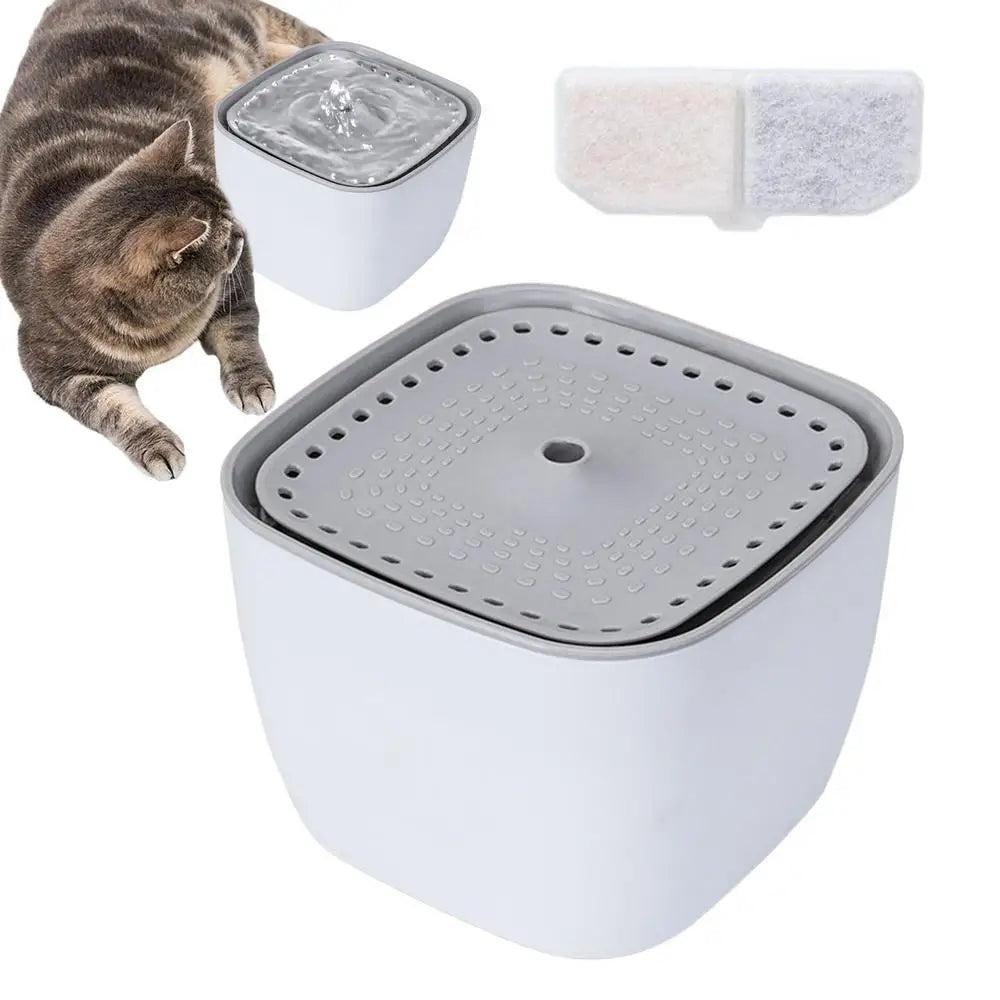 Cat Fountain Anti-Dry Pet Water Fountain 2.5L Dog Water Dispenser Automatic Pet Water Fountain With Smart LED Light Ultra Quiet