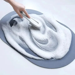 Absorbent Bathroom Bath Mat Anti-slip Shower Rug Quick Drying Bath Mats Kitchen Entrance Doormats Home Floormat Bathtub Carpet