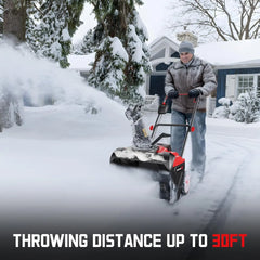 40V Cordless Snow Blower-21-in Snow Blower Battery Powered Battery and Charger Included HB2421 Quick Snow Removing