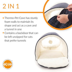 Pet Products Thermo-Pet Cave Heated Cat Bed