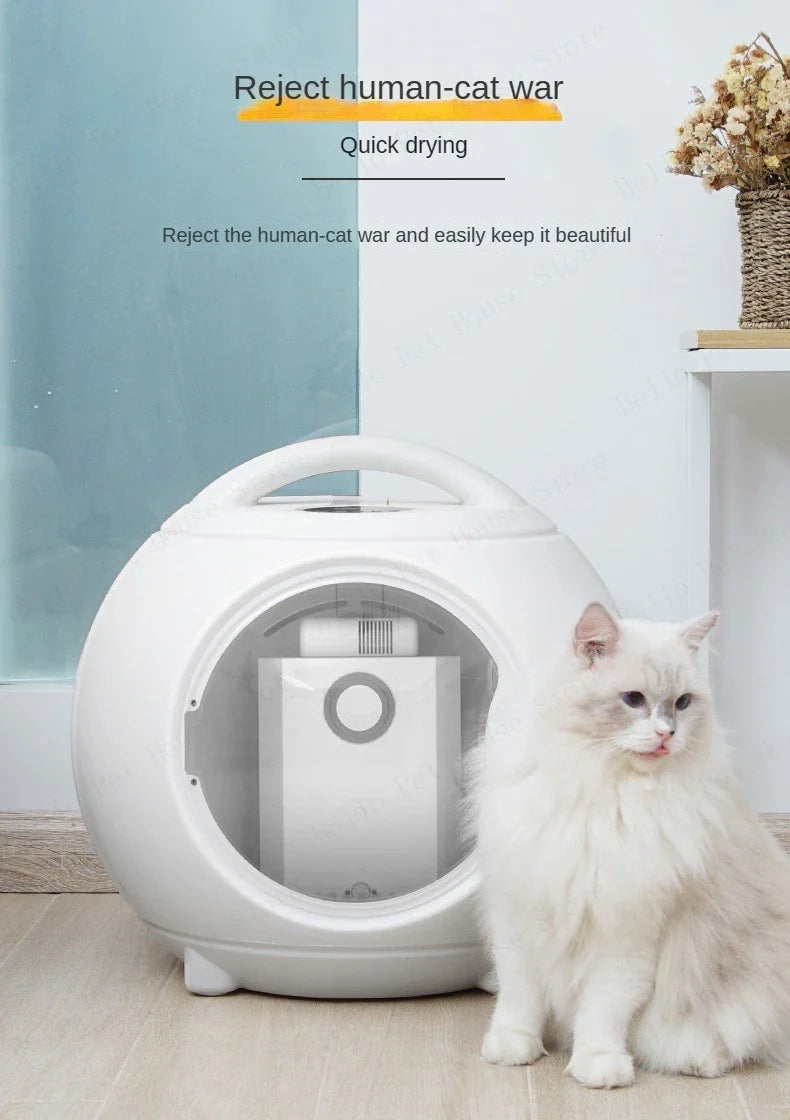 Pet Smart Drying Box Household Fully Automatic Cat Dryer Silent Small Dog Hair Dryer Pet Dry Room Hair Dryer for Cats and Dogs