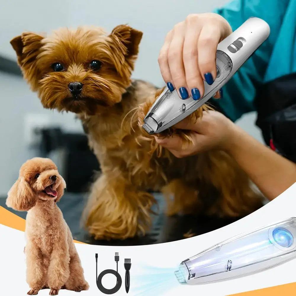 Low Noise Dog Hair Clipper For Paw Fur Grooming Vacuum Pet Hair Cutting Machine Trimmer Shaver For Dog Cats Eyes Ears Face new