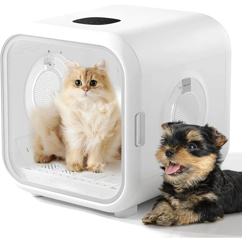 Drybo Plus Automatic Pet Dryer Box - Ultra Quiet, Smart Temperature Control, 360° Efficient for Cats and Small Dogs