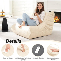 Bean Bag Chair, Giant Bean Bag Sofa Ergonomic Design No Assembly Required Super Soft & Comfort Suitable for bedrooms