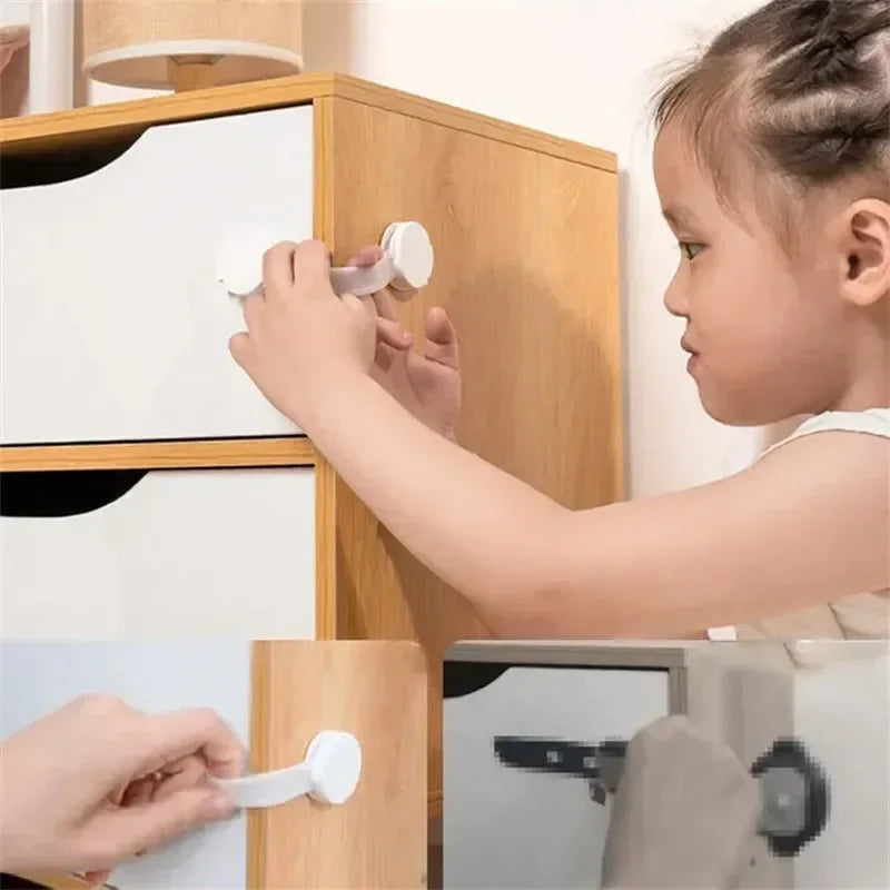 Child Safety Lock Door Open Prevention Safe Lock Baby Proofing Products Baby Protector Refrigerator Drawer Protection