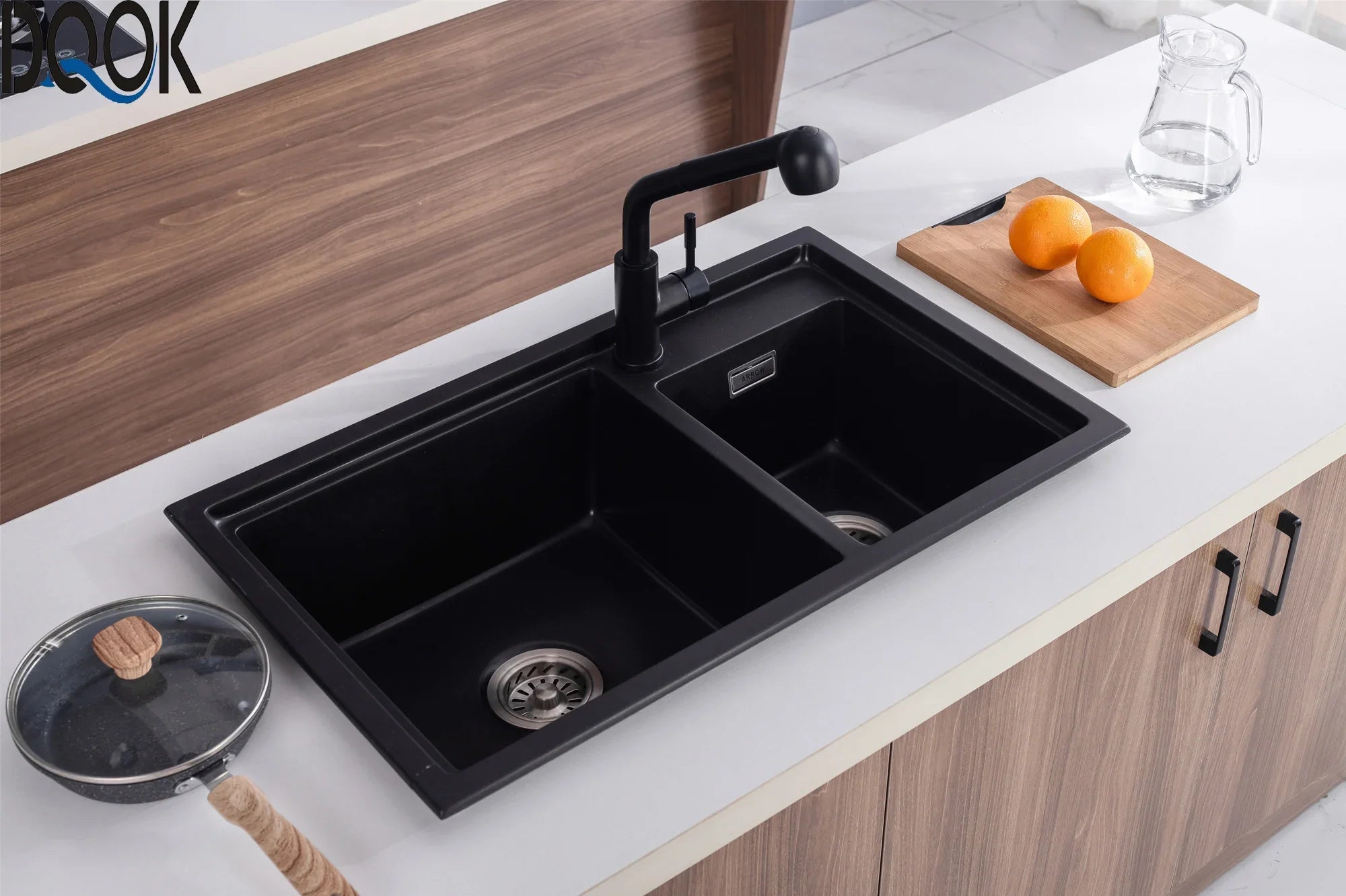 Kitchen Faucet Black Kitchen Tap  Pull Out  Kitchen Sink Mixer Tap Brushed Nickle Stream Sprayer Head Chrome Kitchen Water Tap