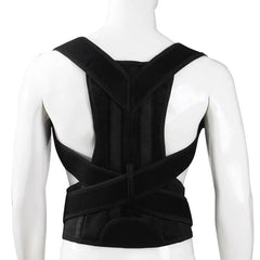 Reinforced Belt Lumbar Column Posture Corrector Vest Adjustable Back Support Strap Shoulder Spine Brace Neck Stretcher Trainer