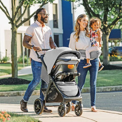 Chicco Bravo LE Trio Travel System, Bravo LE Quick-Fold Stroller with KeyFit 30 Zip Infant Car Seat