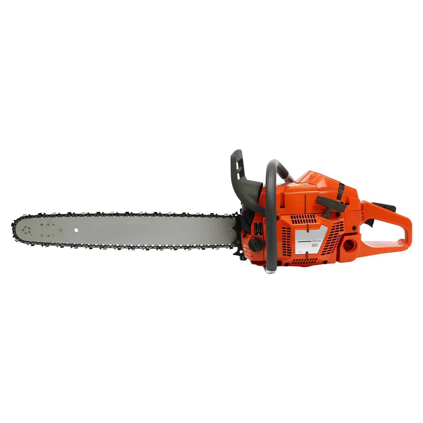 Gasoline Power Chain Saws 24 inch Guide Bar 2 Cycle 65/72cc Gas Chainsaw Farm Garden Cutting Wood Crankcase Hand Pull Start