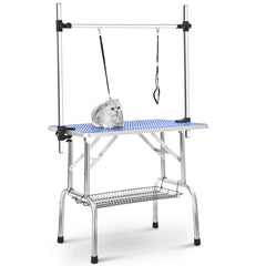 36"/46" Professional Dog Pet Grooming Table Adjustable Heavy Duty Portable w/Arm & Noose & Mesh Tray