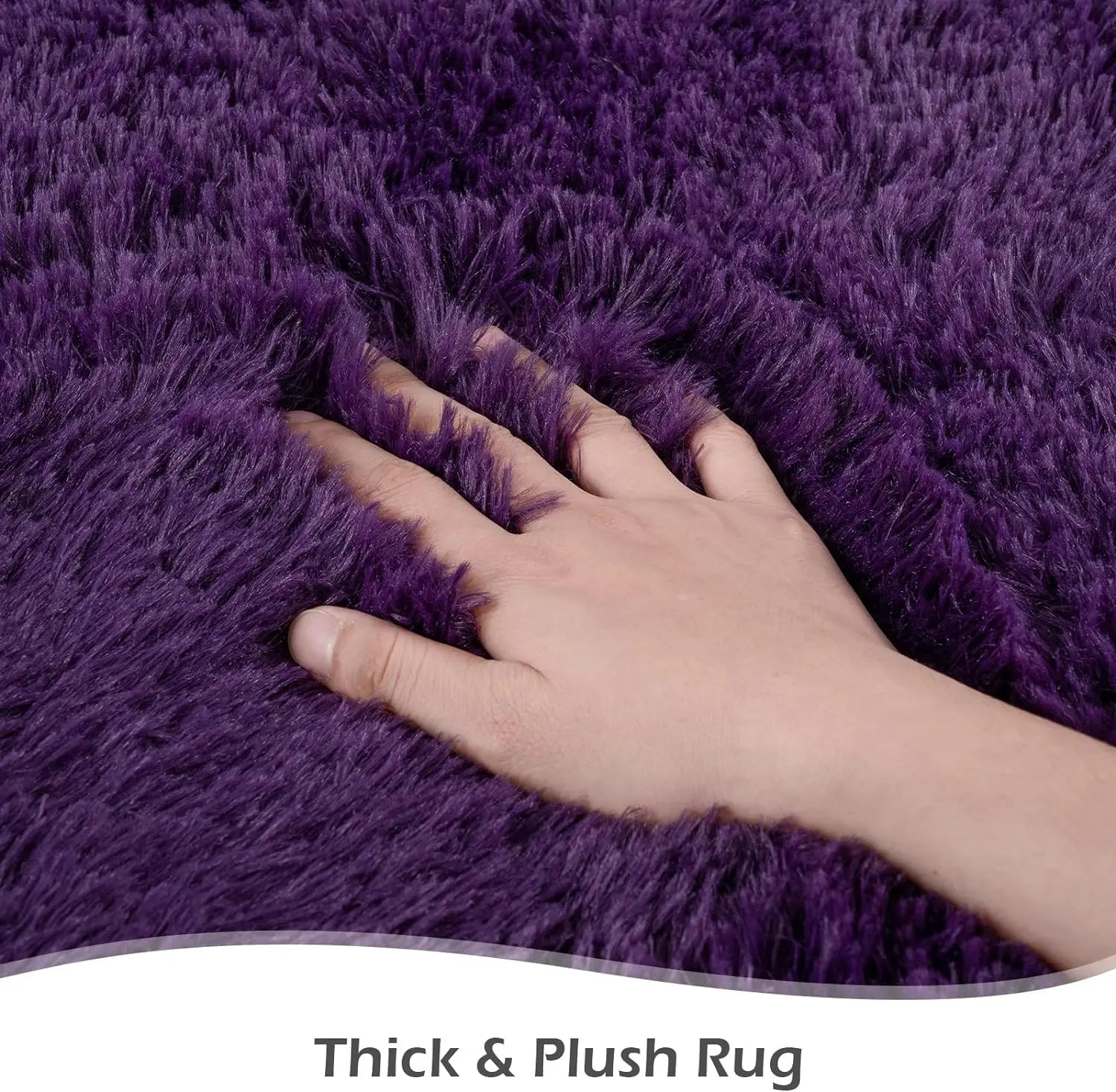 Noahas Fluffy Rugs for Bedroom Fuzzy Area Rugs for Living Room Soft Kids Carpet Non Slip Rugs for Hardwood Floors Room Decor