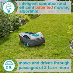 Robotic Lawn Mower Intelligent Navigation Quiet Cutting Safe Boundary Control All-Weather Resilience DIY Setup Battery Powered