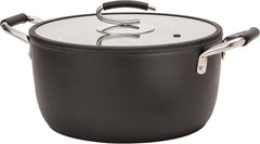 Quart Nonstick Dutch Oven w/Lid | Made in Italy | Proprietary nontoxic ceramic coating