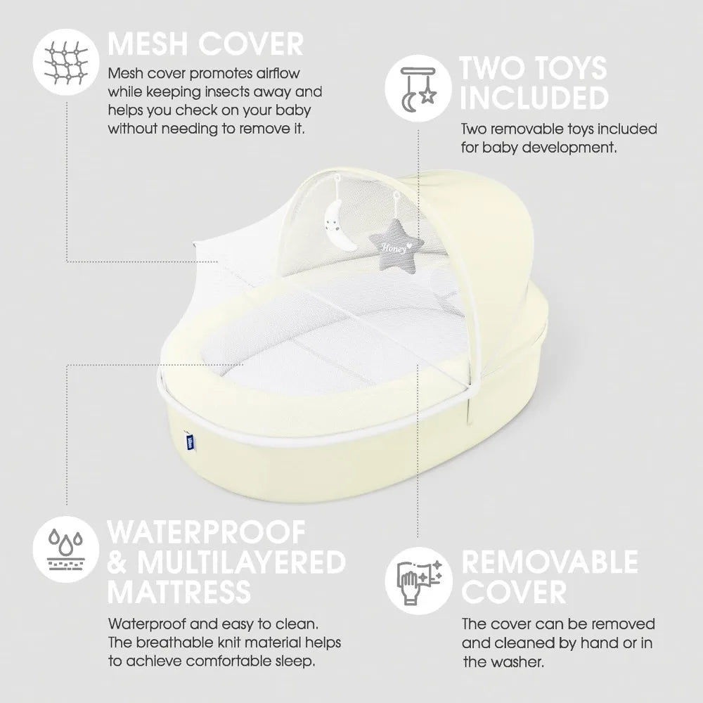 Premium Baby Lounger for Newborn, Infant and Toddler - Baby Nest Lounger